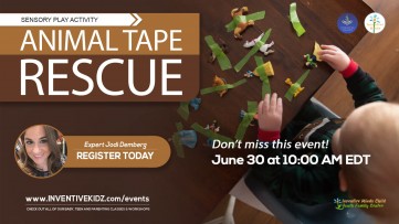 Sensory Activity - Animal Tape Rescue